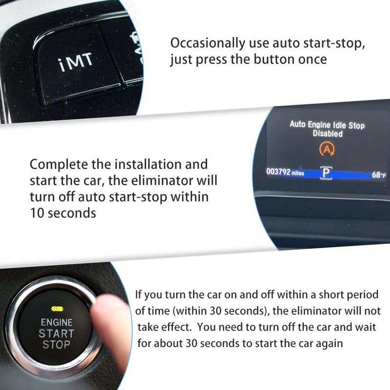 Auto Idle Start Stop Eliminator for 2016-2018 H.onda Pilot 2020-2023