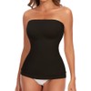 Wivzo Damen Unterhemd Nahtlos Formendes Sommersport Shapewear Top Trägertops Bauchweg