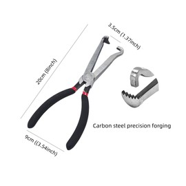 Electrical Disconnect Pliers 8inch Electrical Connector Pliers 37960 Automotive Tools Electrical Disconnect Pliers for Push Tab Style Plugs Electric Connector Pliers (Blue)