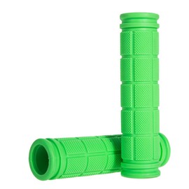 SUNTEC BMX MTB Bicycle Handle Grip Cover Rubber Shockproof Durable Anti-Skid 1 Pair [ATTYOU Online Original Product] (Green)