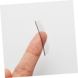 Ipetboom 20pairs Natural Practice Eyelash Extensions Training Strips Synthetic Fibers for Eyelash Grafting Easy to Use for Beginners and Professionals