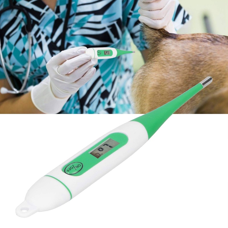 LCD Animal Thermometer Livestock Veterinary Electronic Thermometer Waterproof Electronic Veterinary