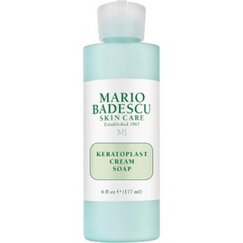 Mario Badescu Jabón en crema Keratoplast – Limpiador facial diario sin aceite con BHA para una exfoliación suave Elimina maquillaje, grasa y impurezas que obstruyen los poros Fórmula que no seca con salicilato de isodecilo y glicerina, 177 ml