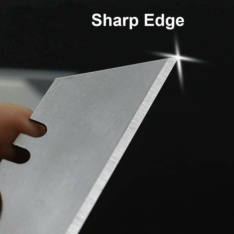 MTP Utility Knife Blades 50 Pack For Drywall Leather Rubber