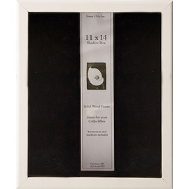 Frame USA Shadow Box Showcase Series 11x14 Wood Frames (White)