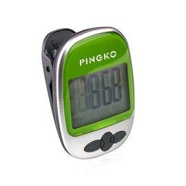 Pingko Walking Pedometer Accurately Track Steps Portable Sport Pedometer Step/distance/calories/Counter Fitness Tracker, Calorie Counter-Green