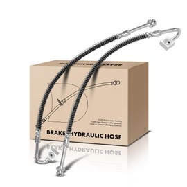 Frankberg 2x Front Brake Hose Compatible with Retona CE 2.0L 2000-2003 Retona FK 2.0L 1999-2001 Sportage K00 2.0L 1994-2003 Replace# 0K01143810B