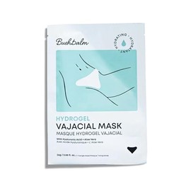 Bushbalm Mascarilla Triangular De Hidrogel Para La Zona Íntima - Parche Hidratante Post-Depilación Con Ácido Hialurónico Y Aloe Vera Para Refrescar Y