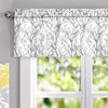 DriftAway Tree Branch Lined Valance Double Layer Blackout Thermal Insulated