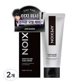 Effection Noir Silent Wood Fragrance Volume Curl Cream, 2 pieces, 150ml / 에펙션 노어 사일런트 우드향 볼륨 컬 크림, 2개, 150ml