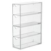 Acrylic Sunglasses Organizer with 4 Drawers - Clear Eyeglass Holder