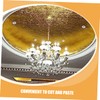 TEHAUX Edible Foil Sheets 100pcs Imitation Leaf Sheets Craft Foil