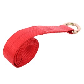 ECCPP New 4X 8' Lasso Straps Wrecker Car Hauler Tow Dolly Tire Wheel Tie Down Strap Red