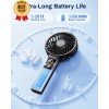 Portable Hand Fan – Rechargeable 5000mAh, 6 Speeds, LED Display