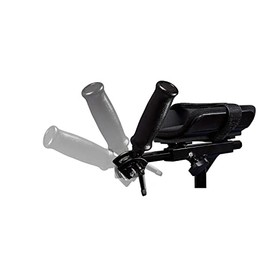 Adjustable Forearm Platform Support, Klip Walker Attachment, Angle Adjustable Handgrip, Lightweight Aluminum, 1/Pair, (Small)