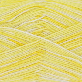 King Cole 2074913 Footsie 4Ply Lemon Yarn - 430M, 100g