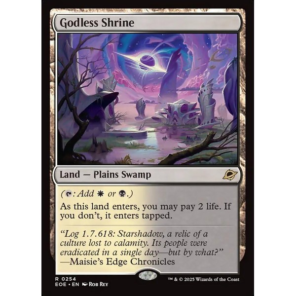 Godless Shrine (254) - Foil - Edge of Eternities