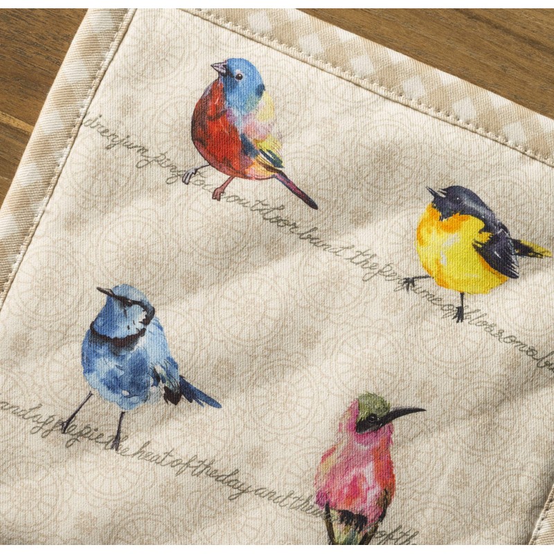 Maison d' Hermine Spring/Summer Set with Oven Gloves and Pot