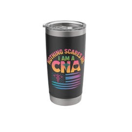 CNA Stuff Women Certified Nurse Certified Nursing Assistant Stainless Steel Insulated Tumbler