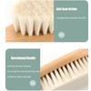 Szabeisa Baby Hair Brush For Newborns Toddlers Natural Wooden Soft