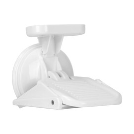 IURRDOP Shower Foot Rest Suction Cup,Shower Shaving Foot Rest with Powerful Suction Cup,Shower Leg Shaver Stand,Collapsible Suitable for Small Space