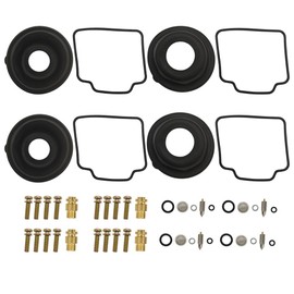 BARMUCUO 4-Pack Carb Repair Kits Carburetor Rebuild Kit with Diaphragm Replacement for Suzuki Katana 1100 GSX1100F 1988-1993