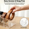 Belt Organizer 2 Pack Clear Acrylic Belt Holder for Closet