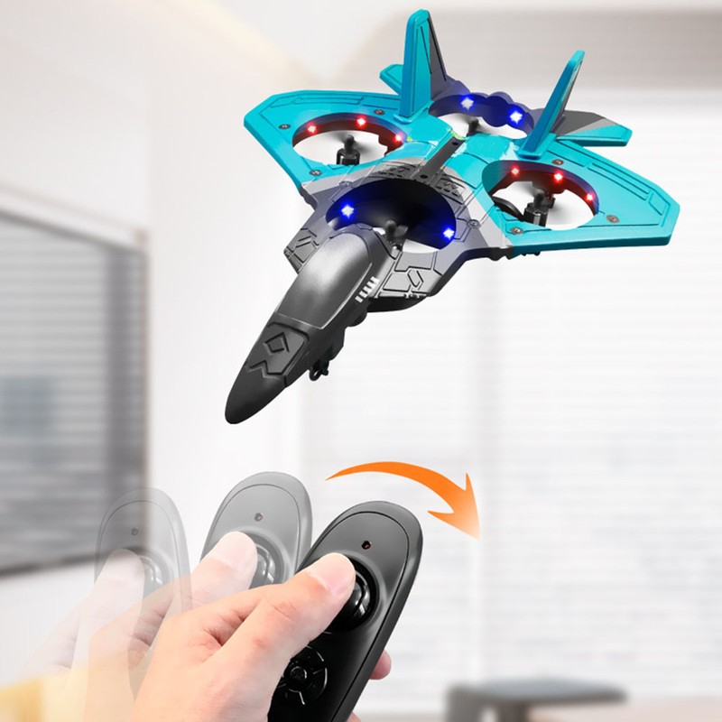 Remote Control Airplane RC Fighter Quadcopter with 360° Flip Function
