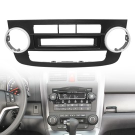 Dash A/C Air Conditioning Replacement Panel Electronic Car Radio Stereo Fascia Frame Panel Fit for Honda CR-V CRV 2007-2011 AC Bezel (Auto A/C)