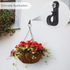 Screw in Cup Hooks,20 PCS Metal Ceiling Hooks Q-Hanger Hooks