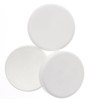 Kosmetex Empty Flat Tin White, 100 g / 125 ml,