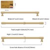 Amerdeco 10 Pack Champagne Bronze Cabinet Pulls 10 Inch(254mm) Hole