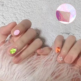 Healeved 11 Hojas Arte De Uñas Pegatinas Holográfico Calcomanías De Bricolaje Para Uñas Pegatinas De Uñas Para Arte De Uñas Accesorios Para Niñas Mujer Pegatinas Manicura El Plastico