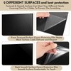 3 Pack Black ABS Plastic Sheet 8” x 12” x