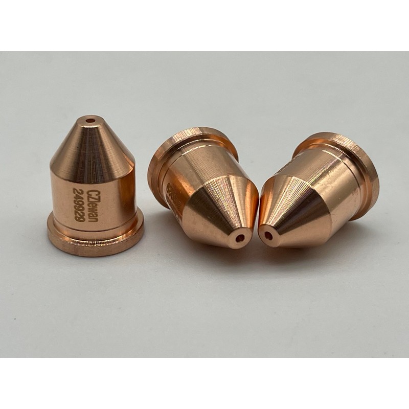 10Pcs 256026 Electrode, 10Pcs 249929 Nozzle Tip 60A for Miller