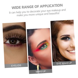 TOVINANNA 8pairs Natural Comfortable Eyeliner Stickers Black Blue Eye Line Strips for Easy Makeup Decoration