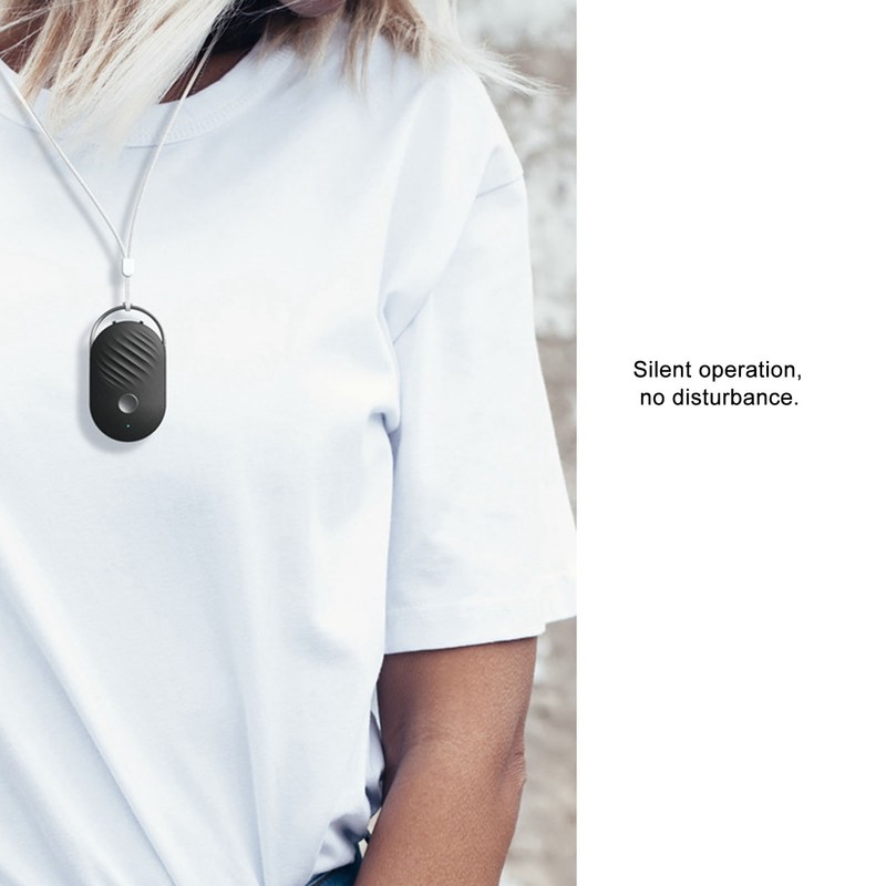 Mini Hanging Neck Negative Ion Air Purifier Portable Necklace Purifier