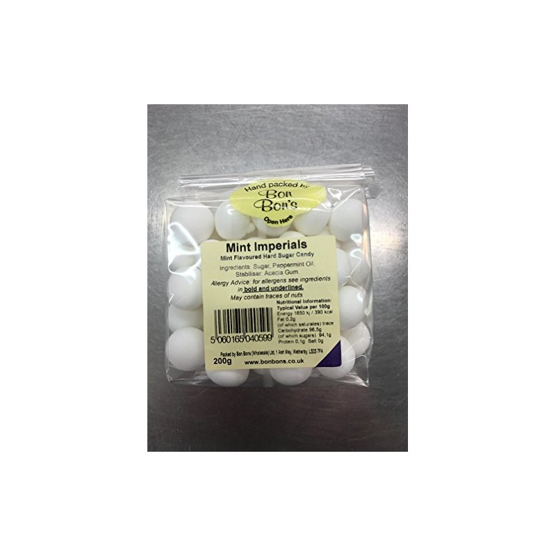 Mint Imperials 200g - Bon Bon's Luxury Hand-Packed Confectionery