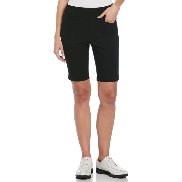 PGA TOUR Women's 9.5” Pull-on Golf Shorts with Tummy Control,
