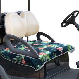 Fanfanwin Flamingo Golf Seat Cover 51 x 31 Inch Universal Golf Cart Seat Towel Blanket for Club Car and More 100% Microfiber Keeps Cool and Comfortable