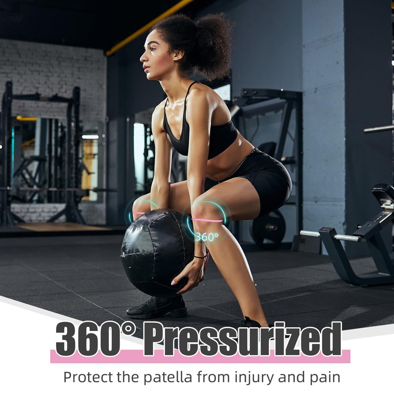 Foilswirl Silicone Patella Knee Band for Basketball Patella Tendon Support