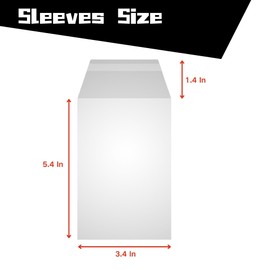 PSA Slab Protector 200Pcs, Premium Acid-Free Card Sleeves PSA Graded Card Protection Sleeves