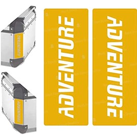 Reflective Stickers Compatible with Givi Monokey Trekker Outback Top Case Aluminium Top Case 37 42 48 L (Yellow)