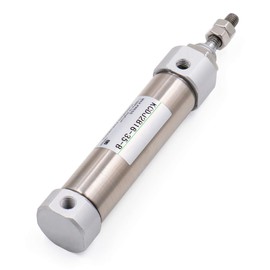 Heschen Slim Air Cylinder, Pneumatic Cylinder CDJ2B 16-35, M5 Port, 16mm Bore, 35mm Stroke