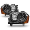 ACANII - For Black 2008-2010 Jeep Grand Cherokee Projector Headlights