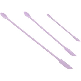 Espátulas de Silicona Pequeñas 3 Piezas para Cosméticos, Mini Espátulas Faciales Multiusos para Cremas y Lociones, Herramientas Compactas para Cuidado Piel y Viaje