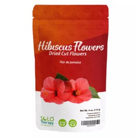 SoloTherapy Hibiscus Flower Flor De Jamaica, Te De Jamaica From Egypt 4 Oz