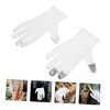 Healeved 8pairs Screen Gloves for Women Thin White Gardening Gloves