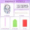 DOMROM Dream Catcher Diamond Painting Kits Hanging Pendant, 5D Special