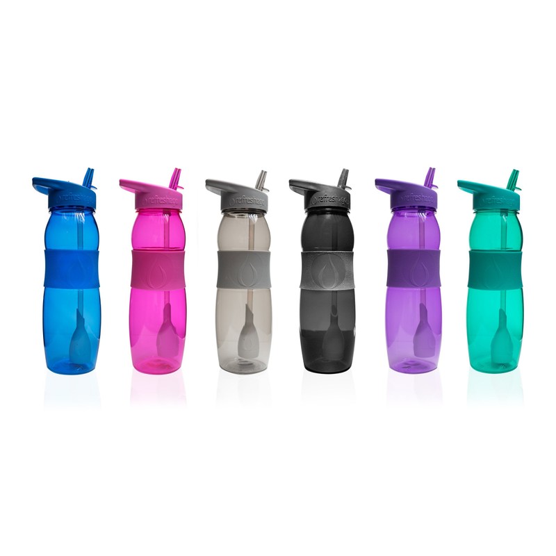 Refresc2go Botella de agua filtrada, Púrpura, Único, 1